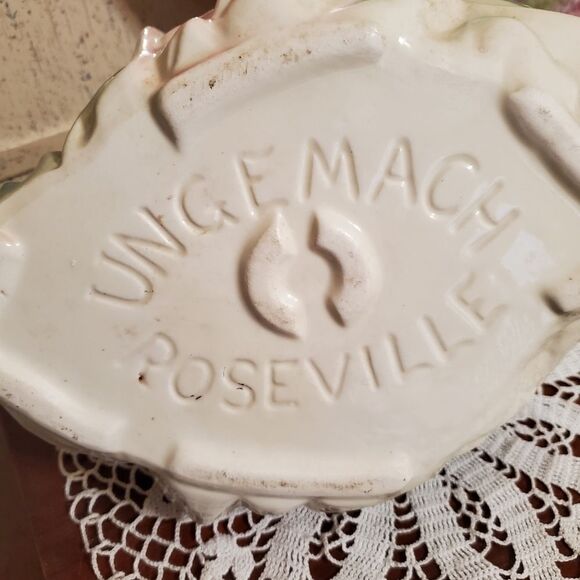 Ungemach Pottery Roseville OH Swan Ceramic Planter - Picture 4 of 9
